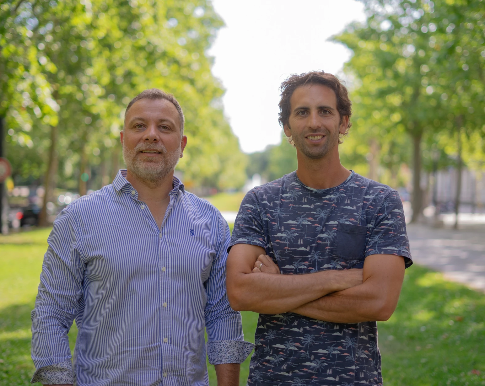 Tony Leloup et Charles Cans, les deux fondateurs de Bleu122