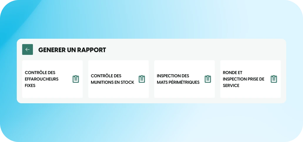 Génération d’un rapport d’inspection