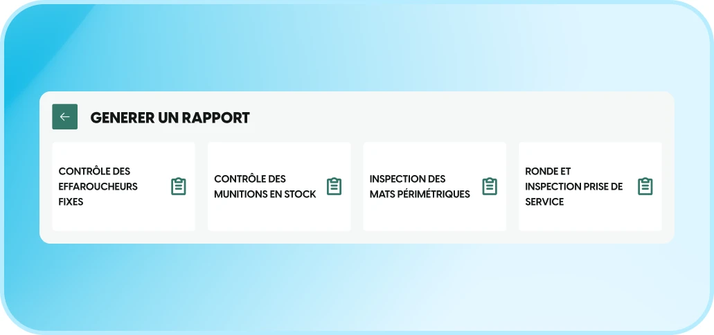 Génération d’un rapport d’inspection