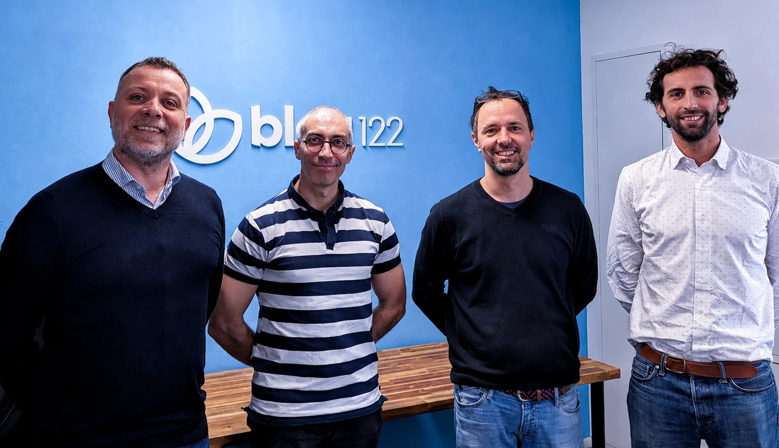 L’équipe Bleu122 avec son partenaire PredexIA